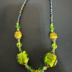 Green Bead Necklace
